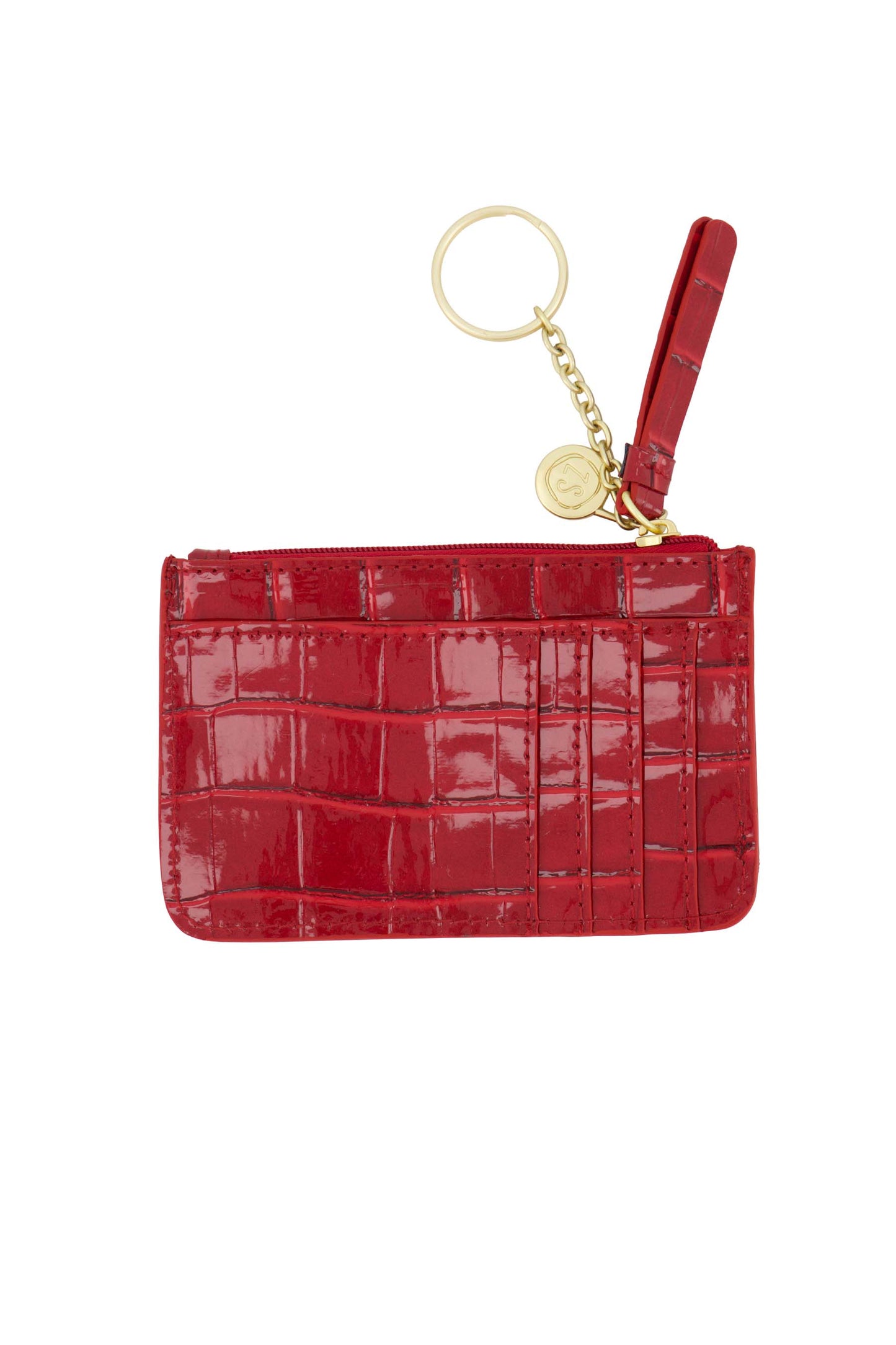 pasjeshouder lak croco structuur