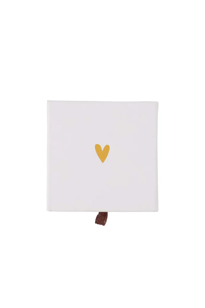 armband hartje in schuifdoosje speciaal wit