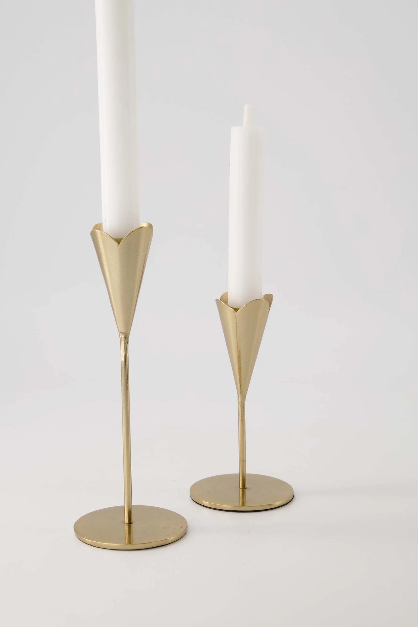 kandelaar metaal hartje S goud