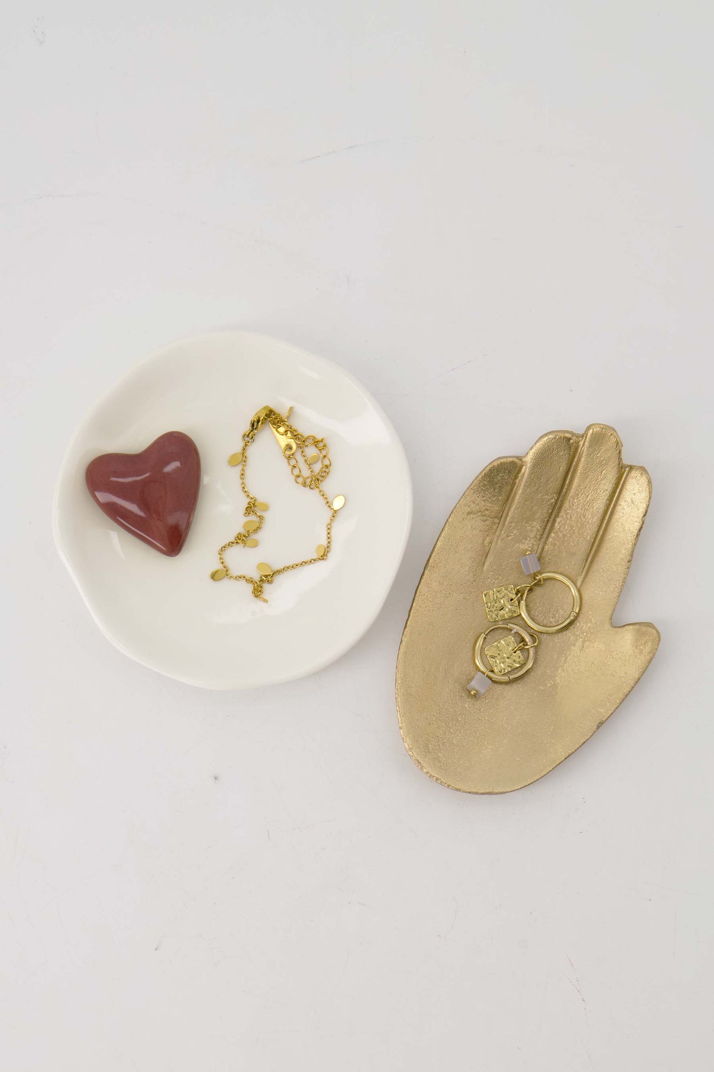 schaaltje metaal hand goud