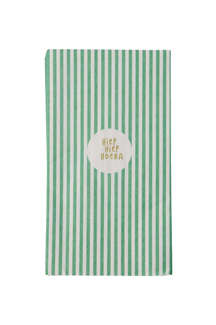 Servetten hiep hiep hoera 11x20cm