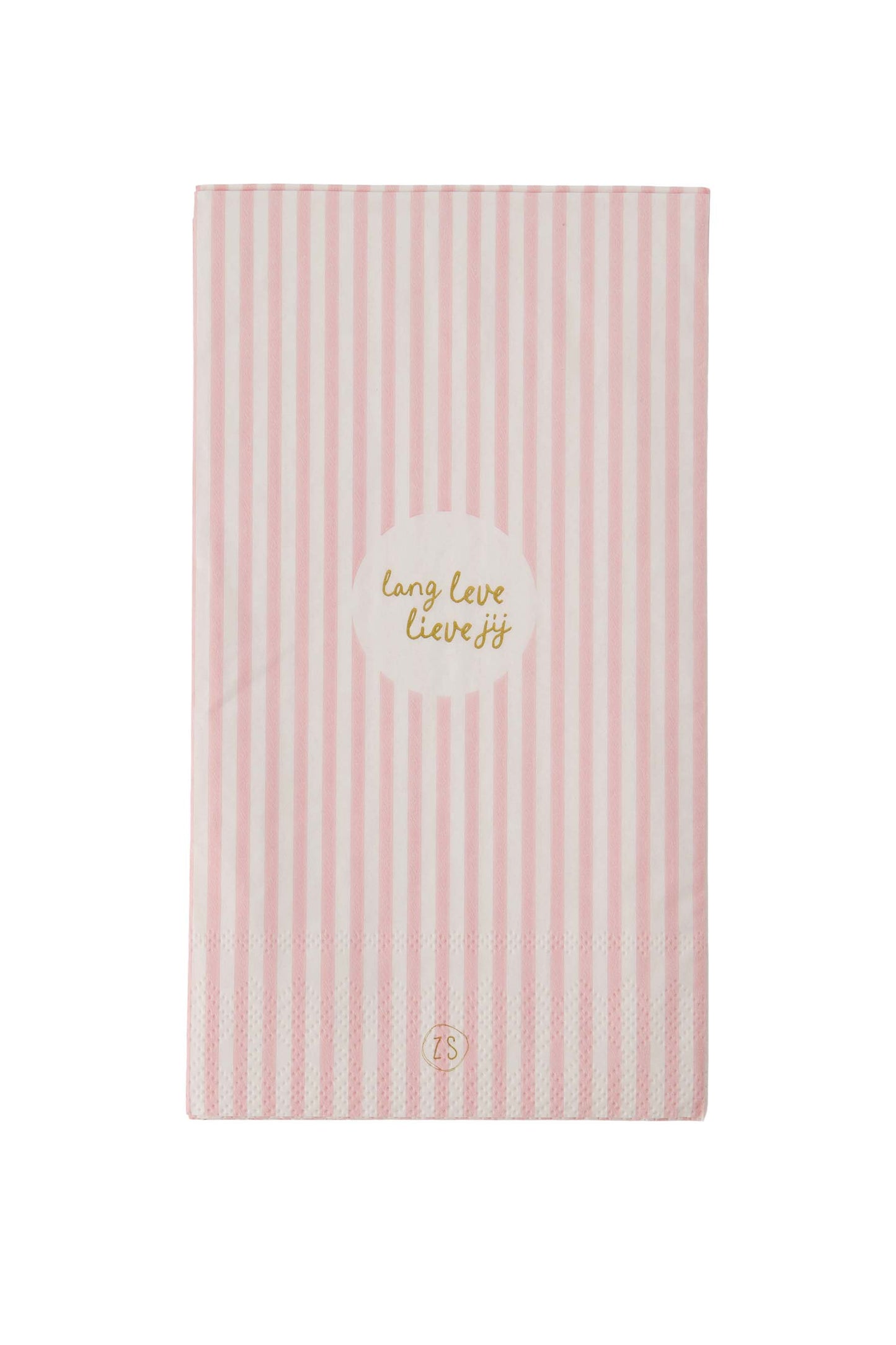 Servetten lang leve lieve jij 11x20cm