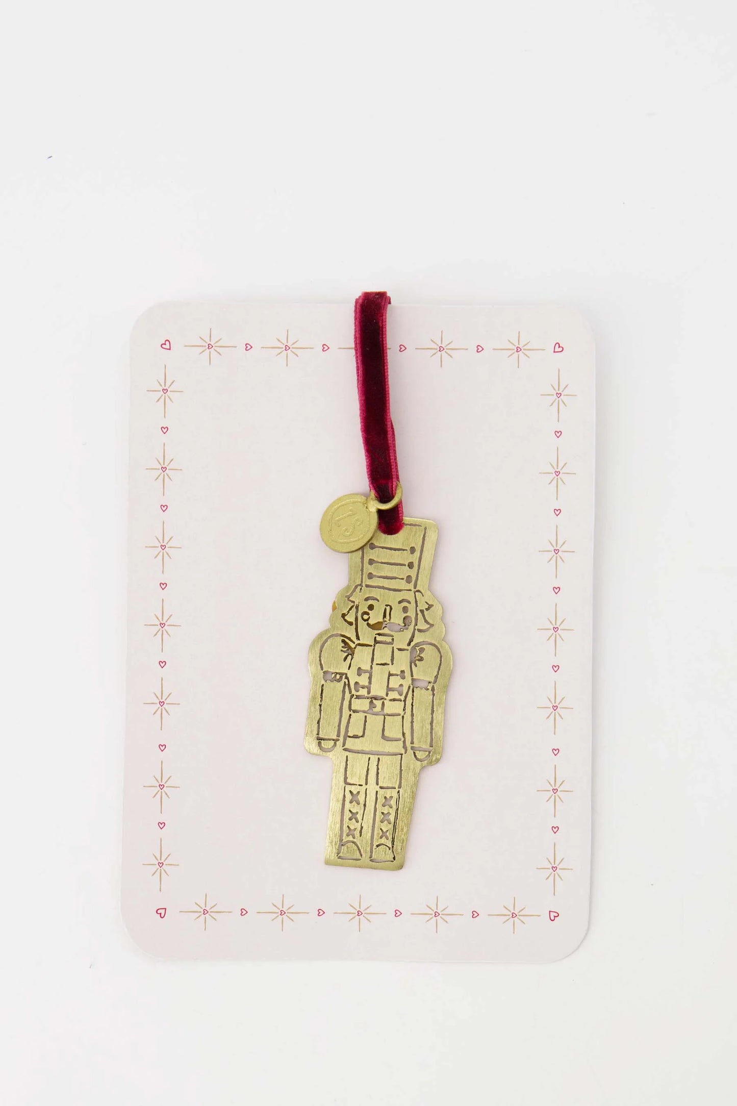 kersthanger metaal notenkraker goud