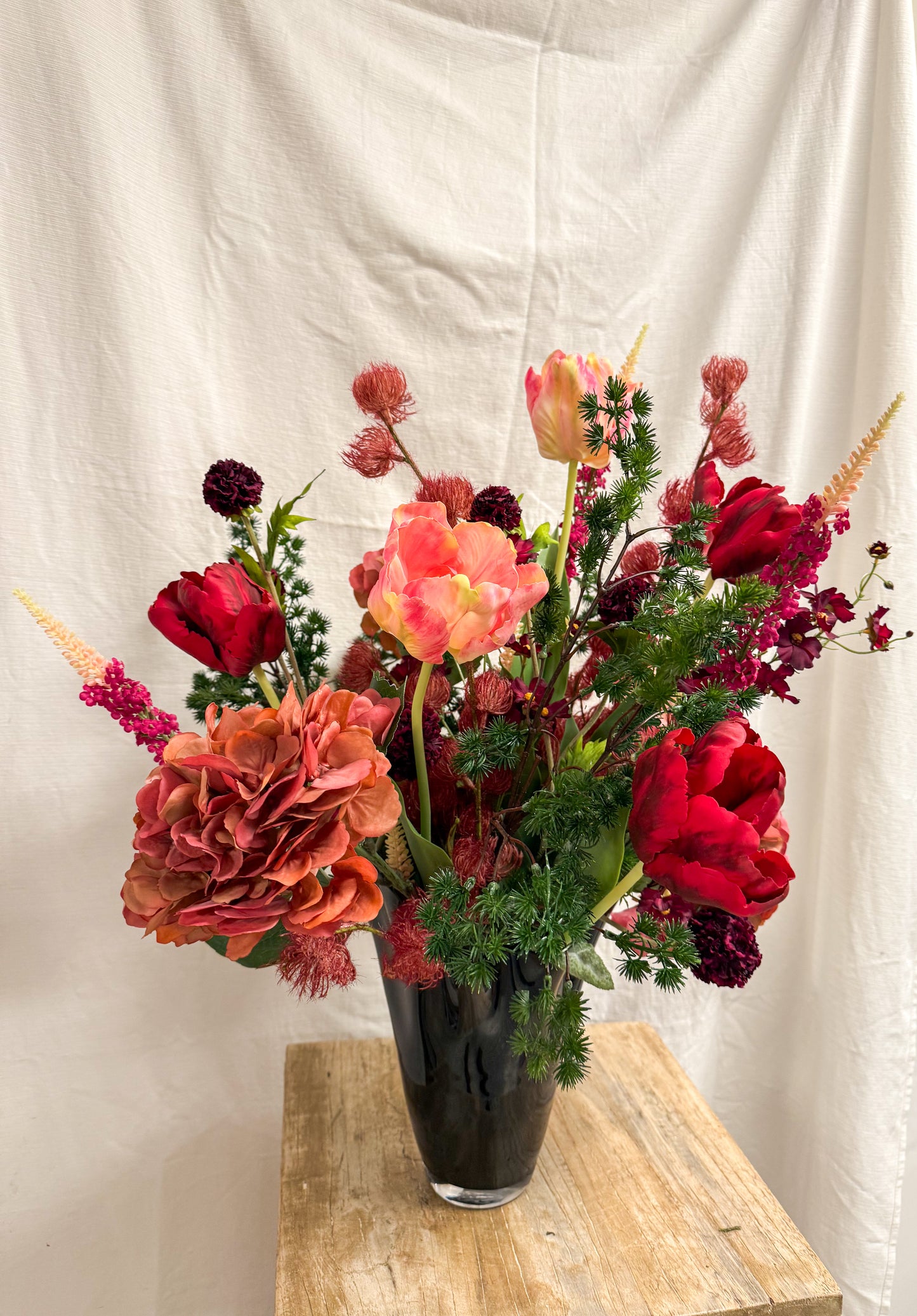 Zijden boeket Chrissy