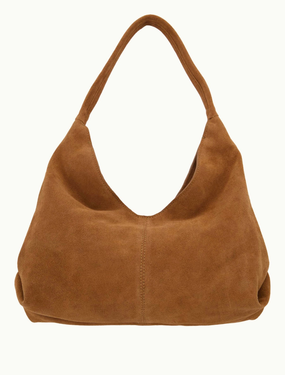 Suede Handtas met logo