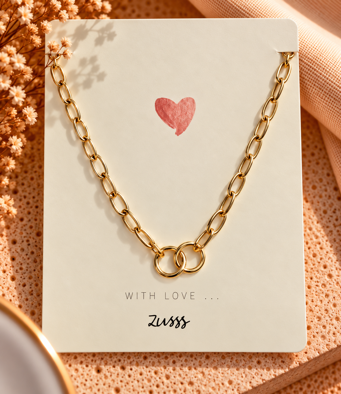 Ketting met grove schakel