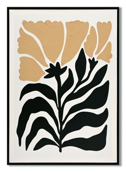 Schilderij bloemen organisch x