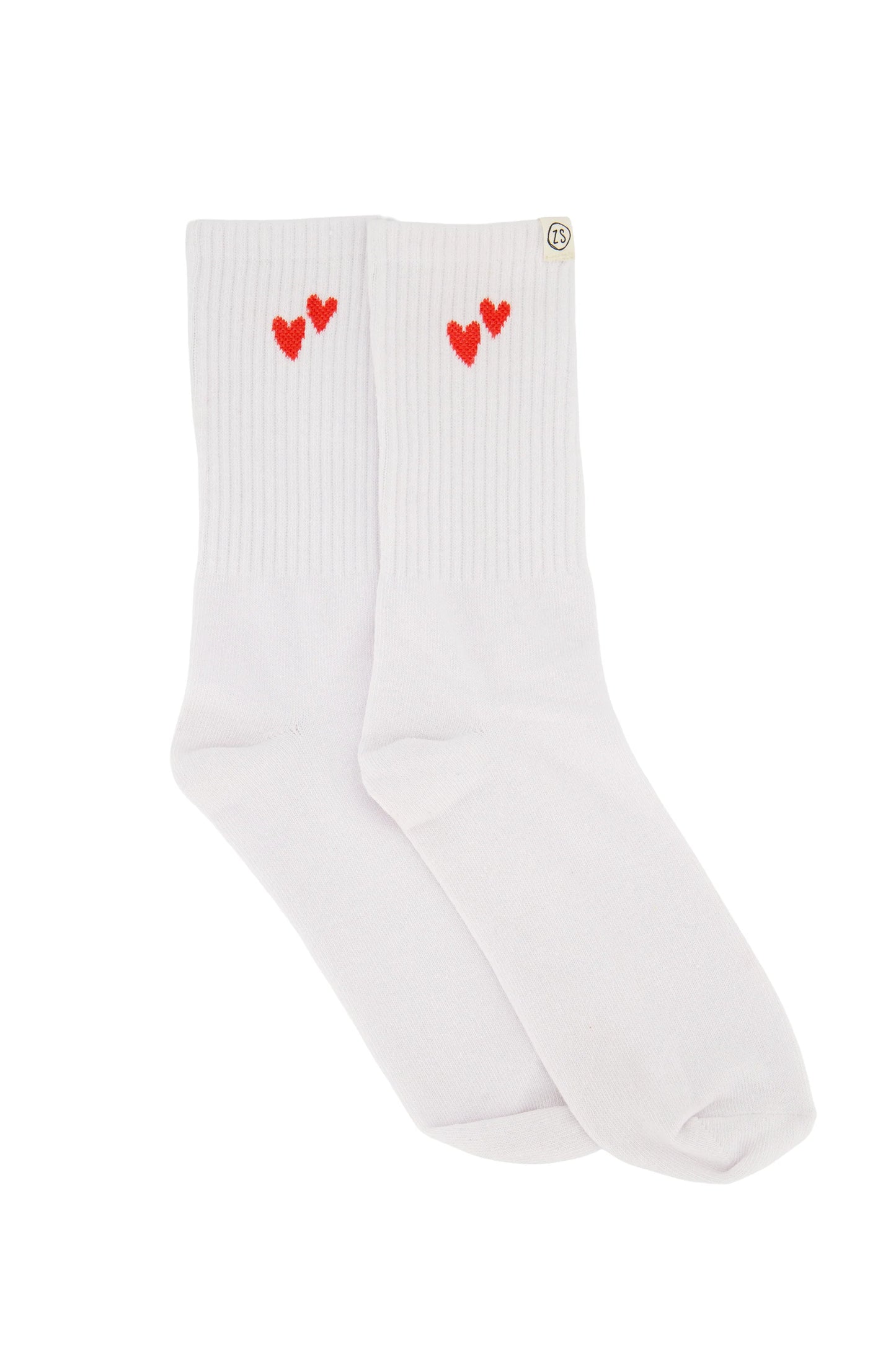 Sokken in doosje wit/rood