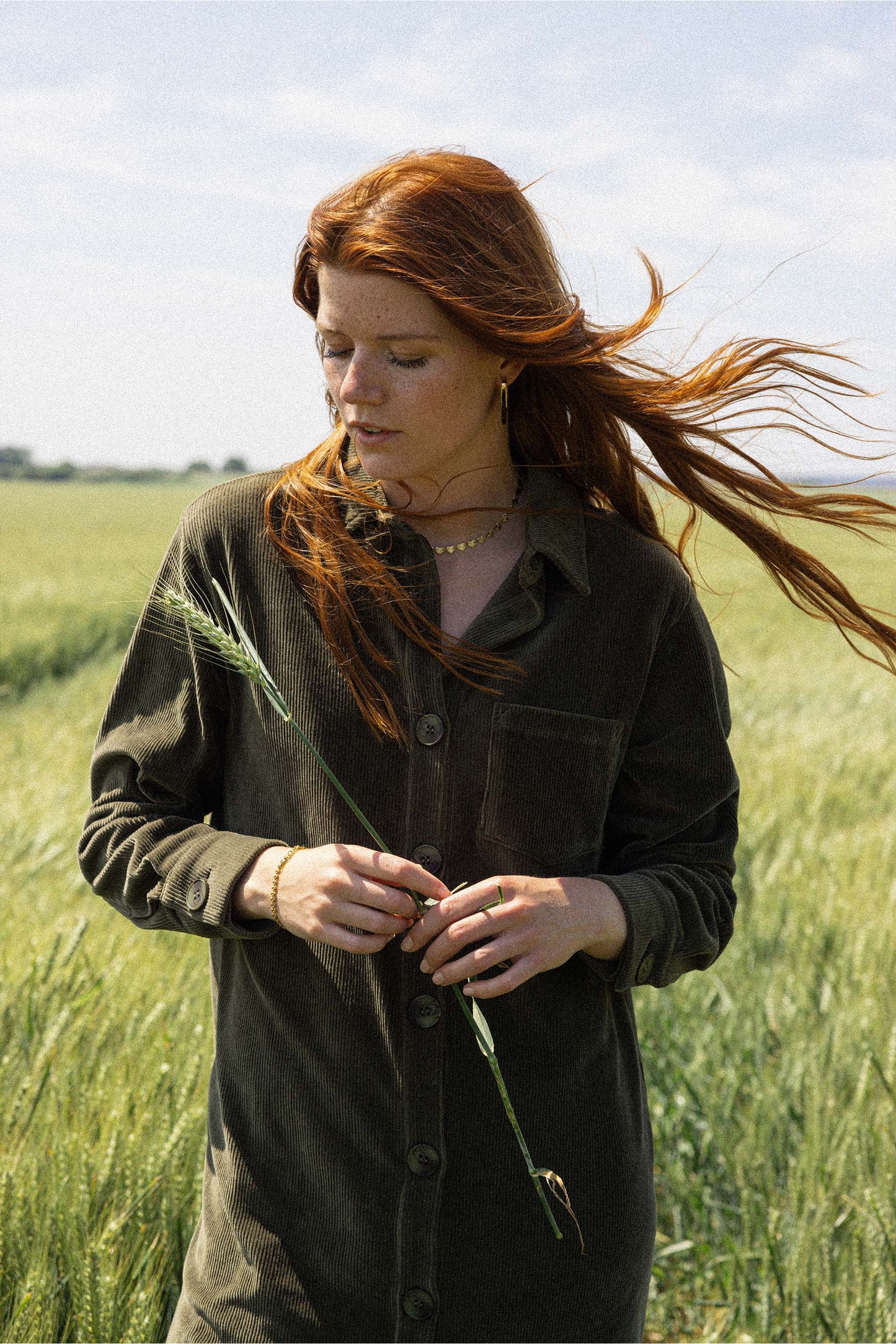 ketting met structuur hartjes