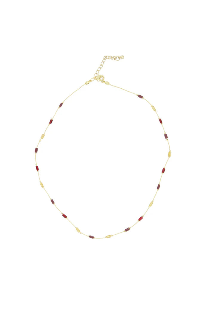 Multi kleuren kralenketting