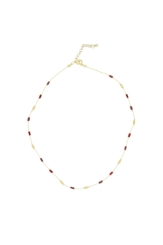 Multi kleuren kralenketting