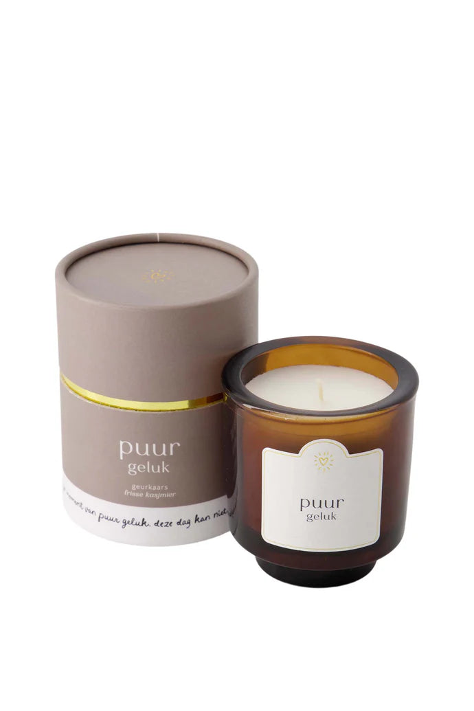 Geurkaars glas liever dan lief zand