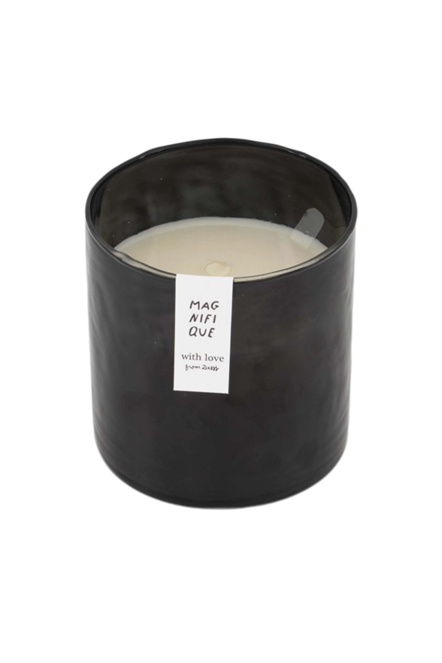 geurkaars hammered glas antracietgrijs