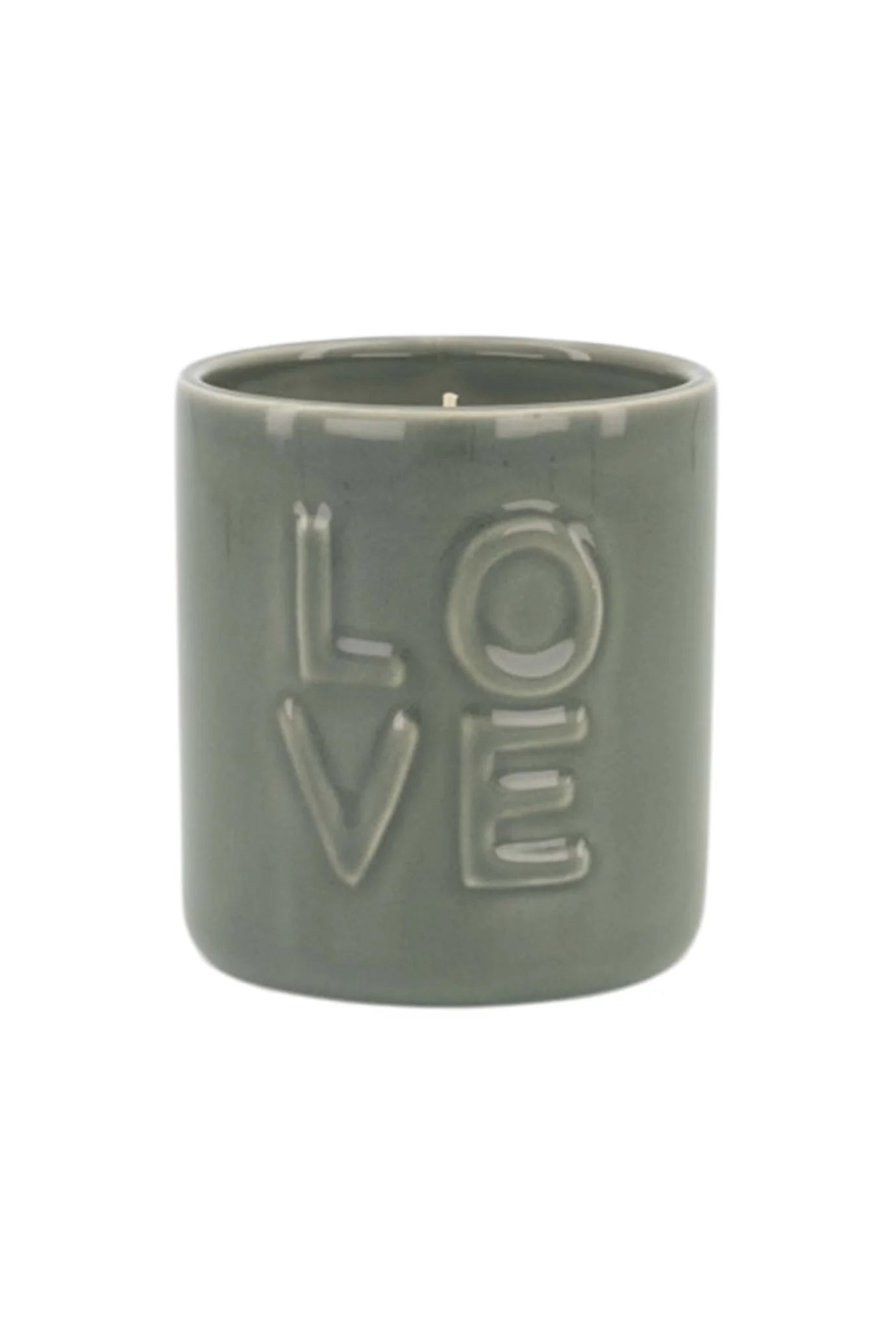 geurkaars keramiek love