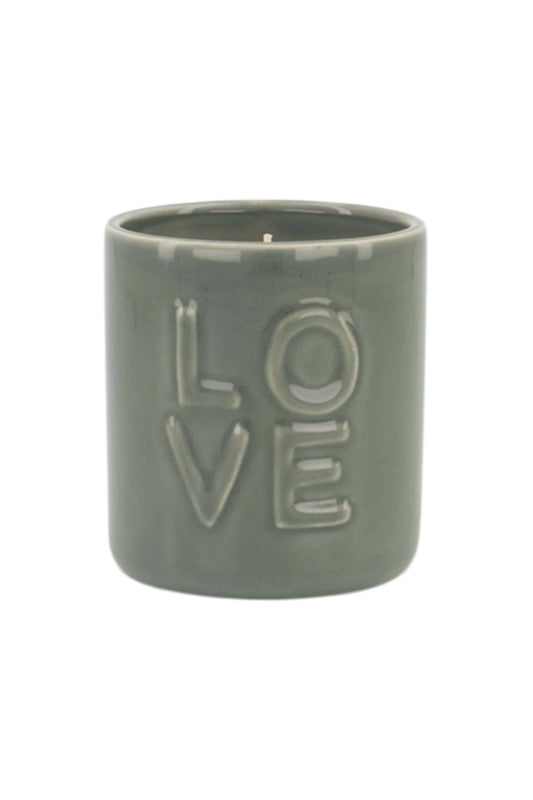 geurkaars keramiek love