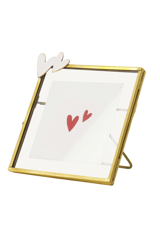 fotolijstje metaal hartjes