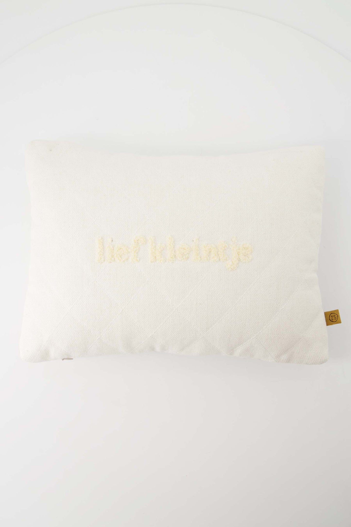 kussen lief kleintje 35x25cm multicolor