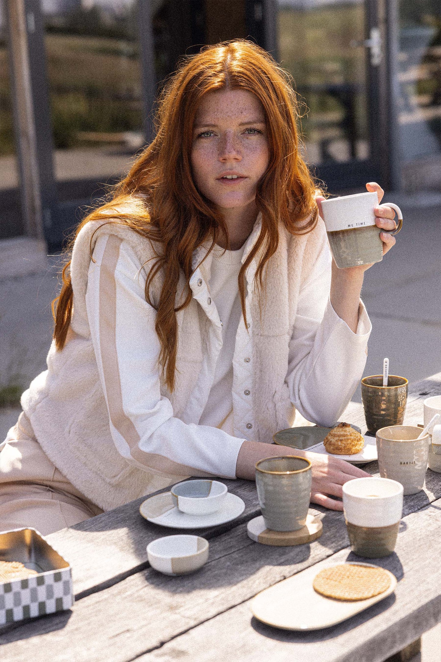 koffiemok darling grijsblauw