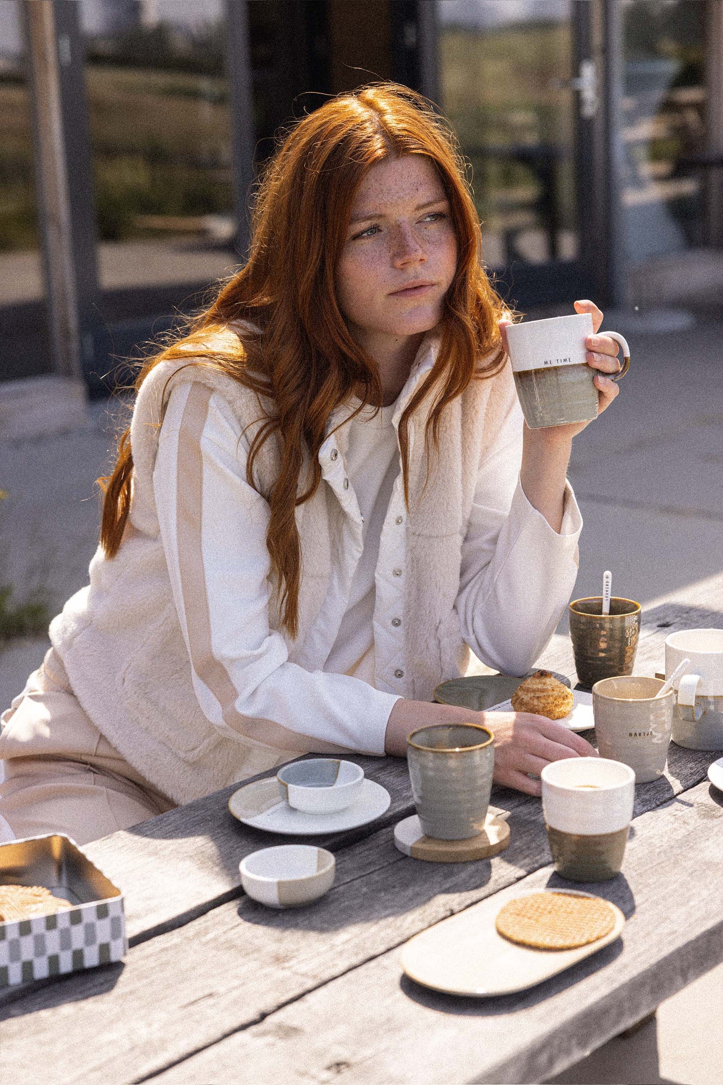 koffiemok darling grijsblauw