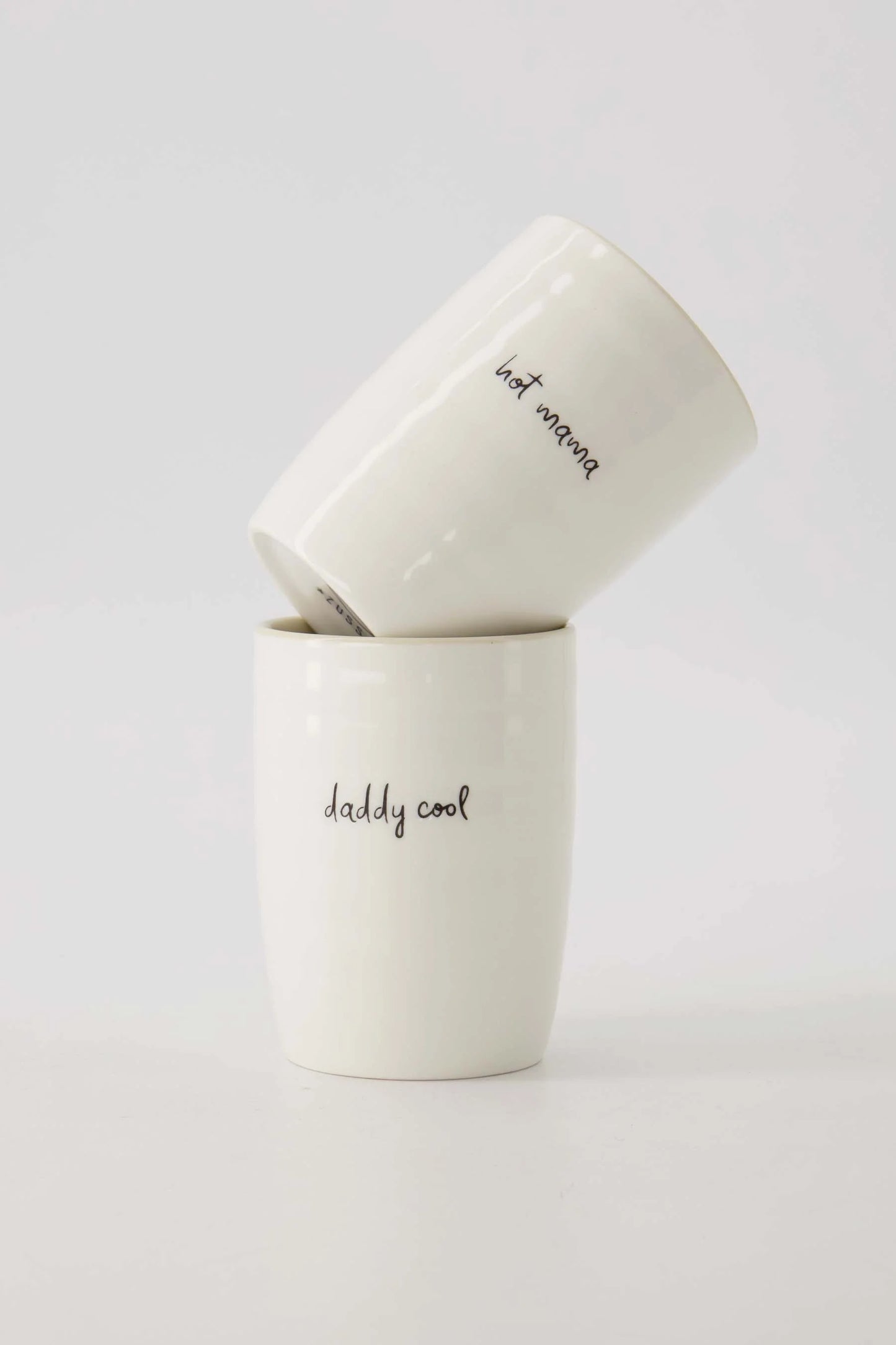 koffiemok hot mama wit/zand/zwart