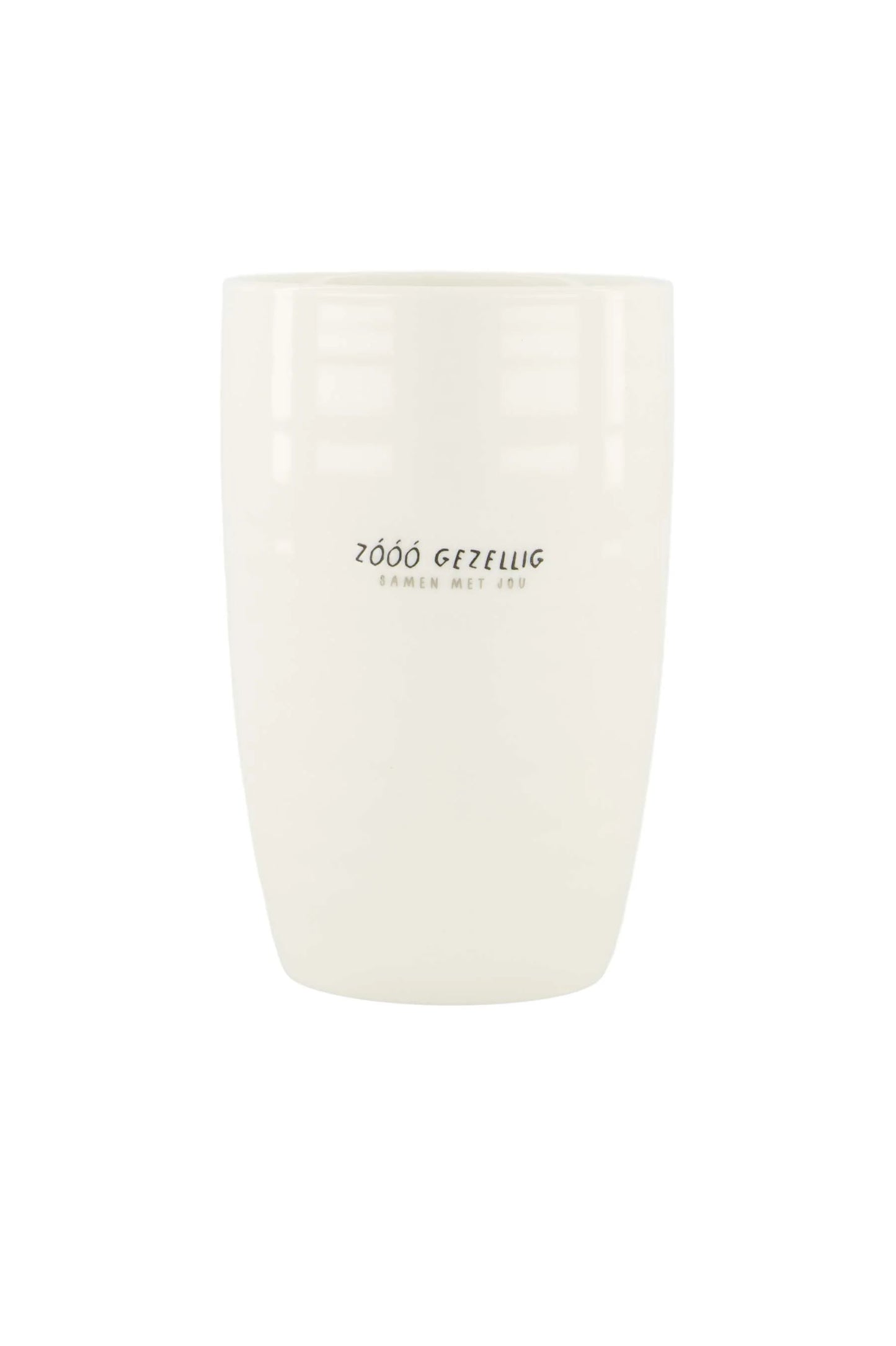 mok L zoo gezellig wit/zwart