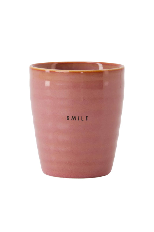 koffiemok smile burgundy