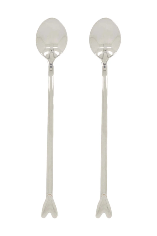 set van 2 lange lepels hartje