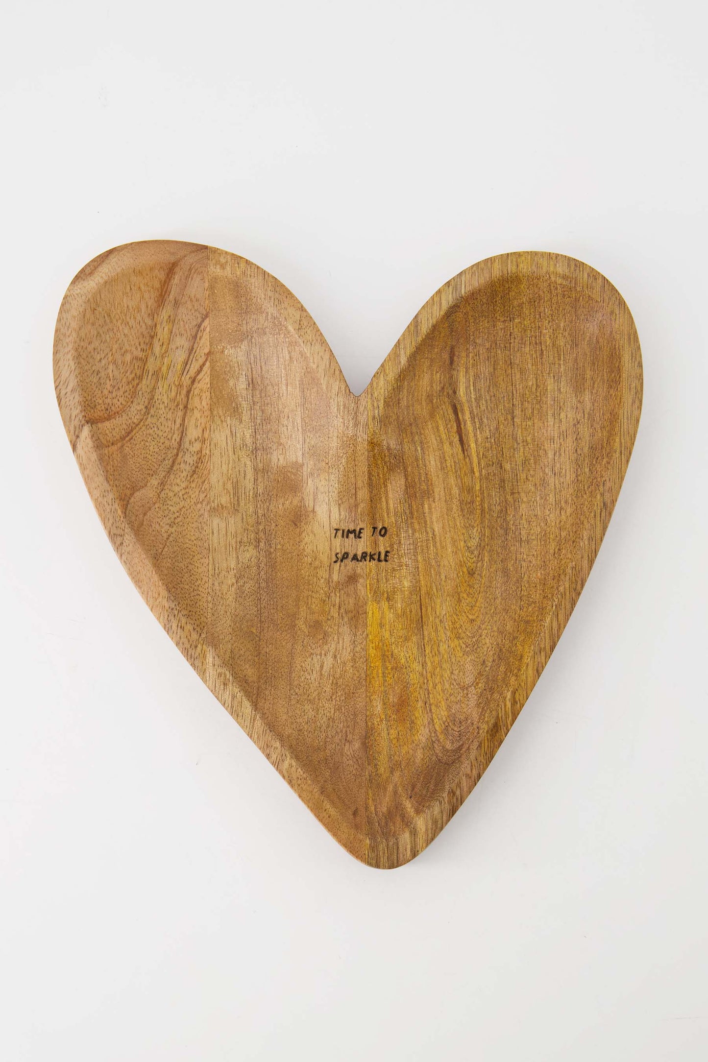 borrelplank hout hartje time to sparkle naturel