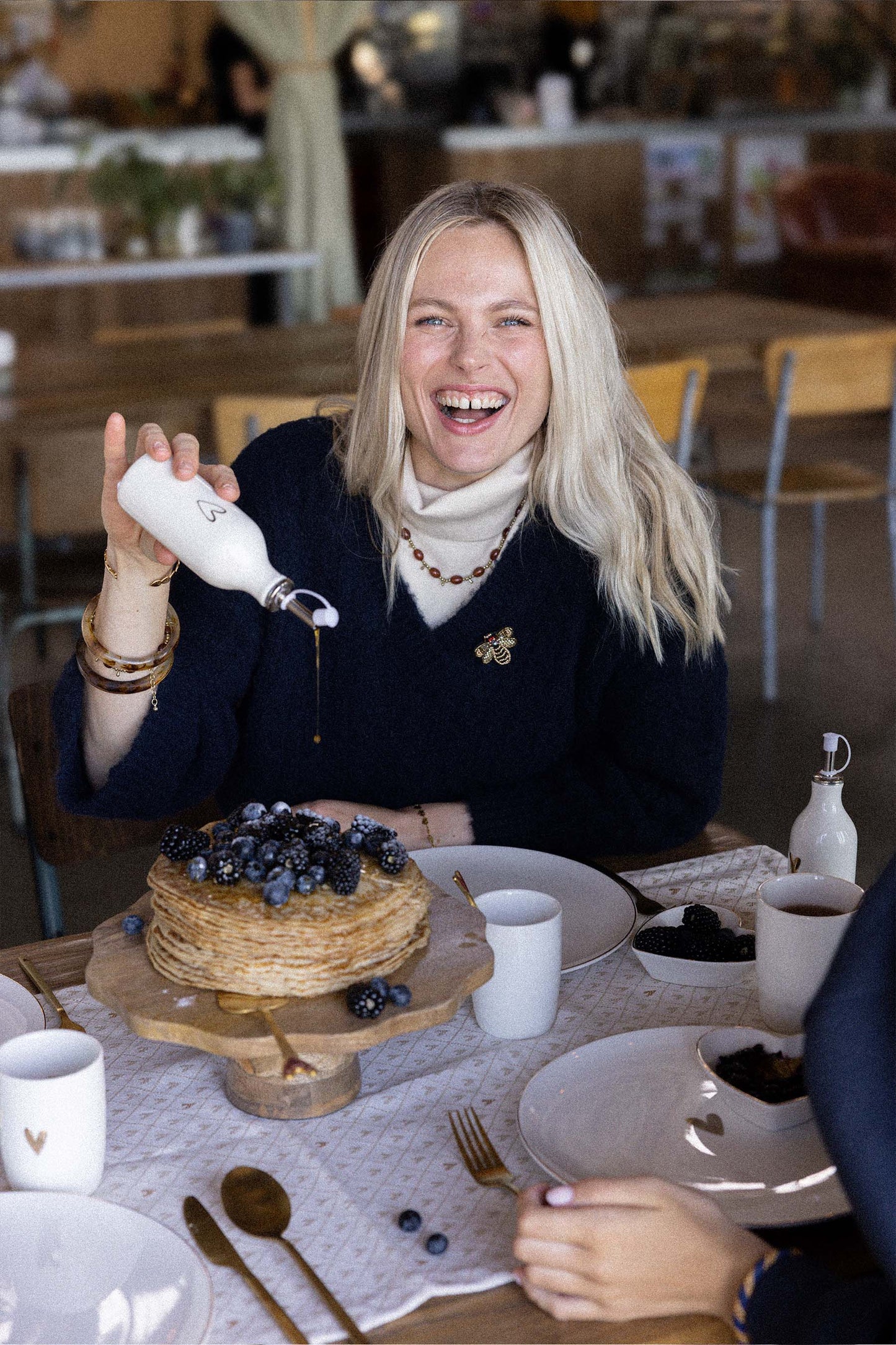 taartplateau hout hartje naturel