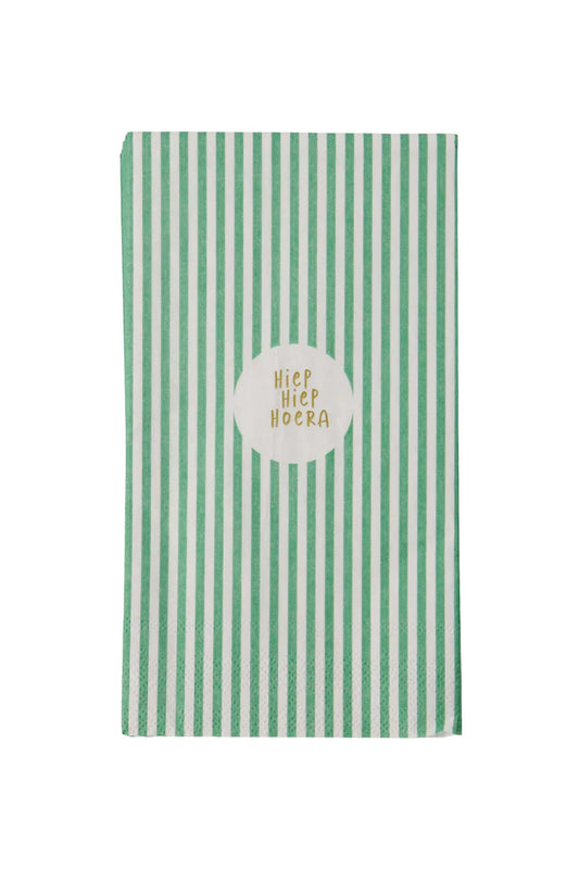 Servetten hiep hiep hoera 11x20cm