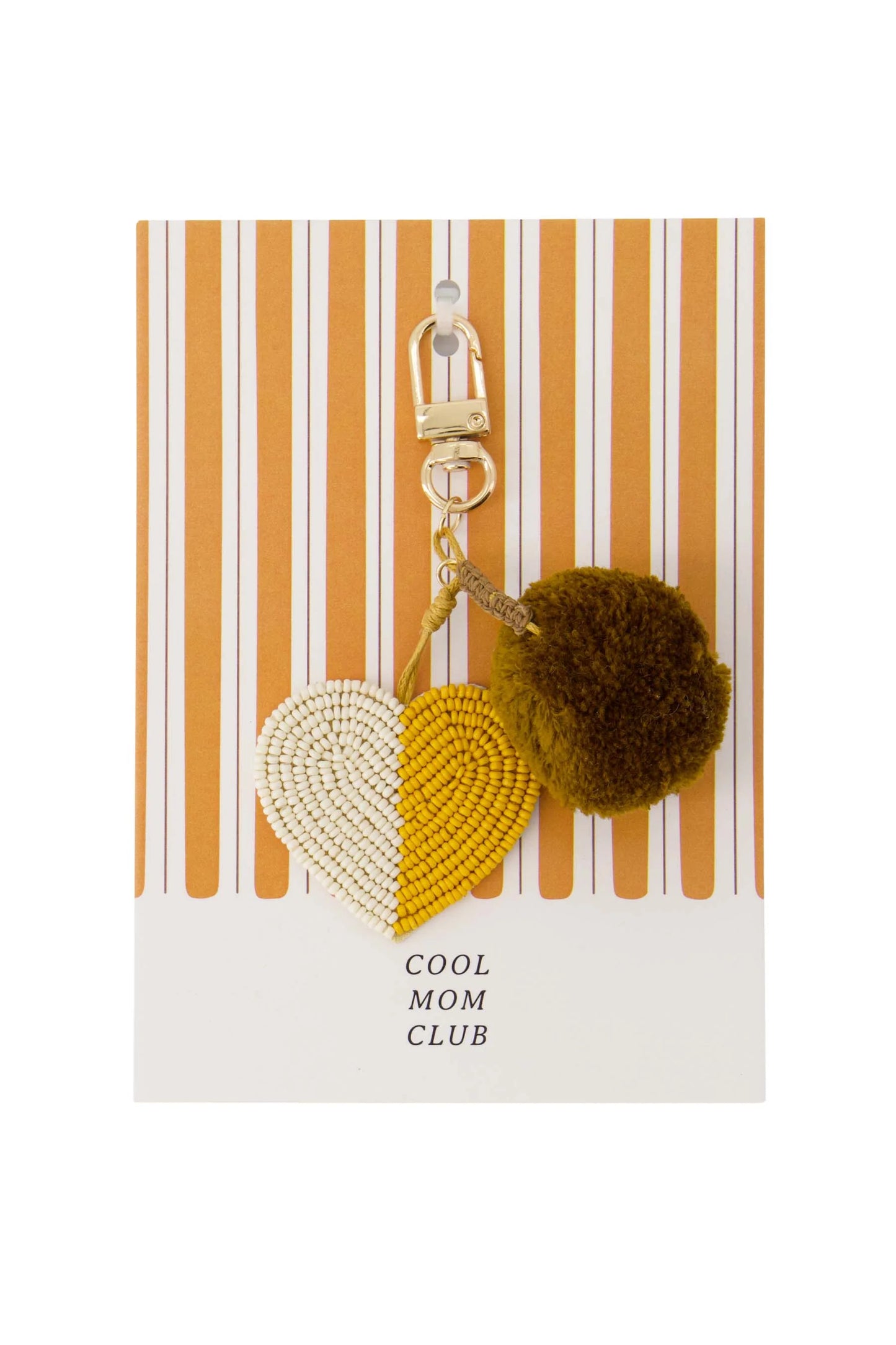 Ansichtkaart tashanger pompon hart cool mum club