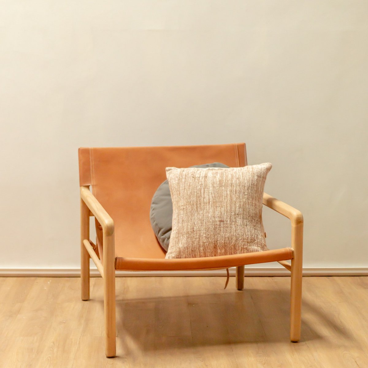 Handgeweven kussensloop LANGIT 40x40 of 50x50 cm | Decoratieve kussenhoes | Bankkussen gemaakt van katoen