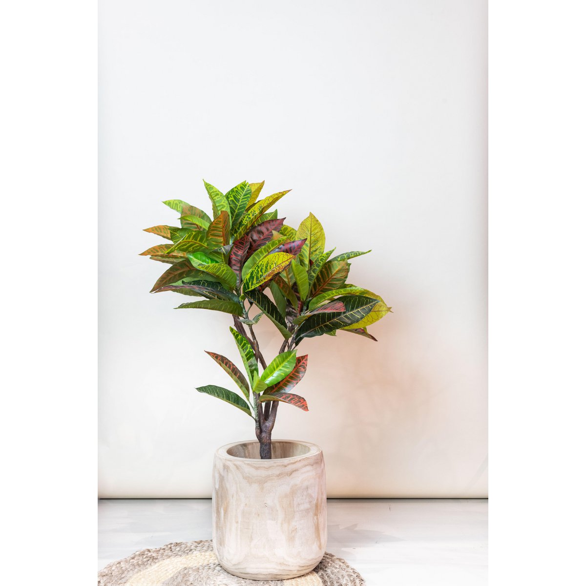 Kunstplant - Croton Codiaeum - Wonderstruik - 95 cm