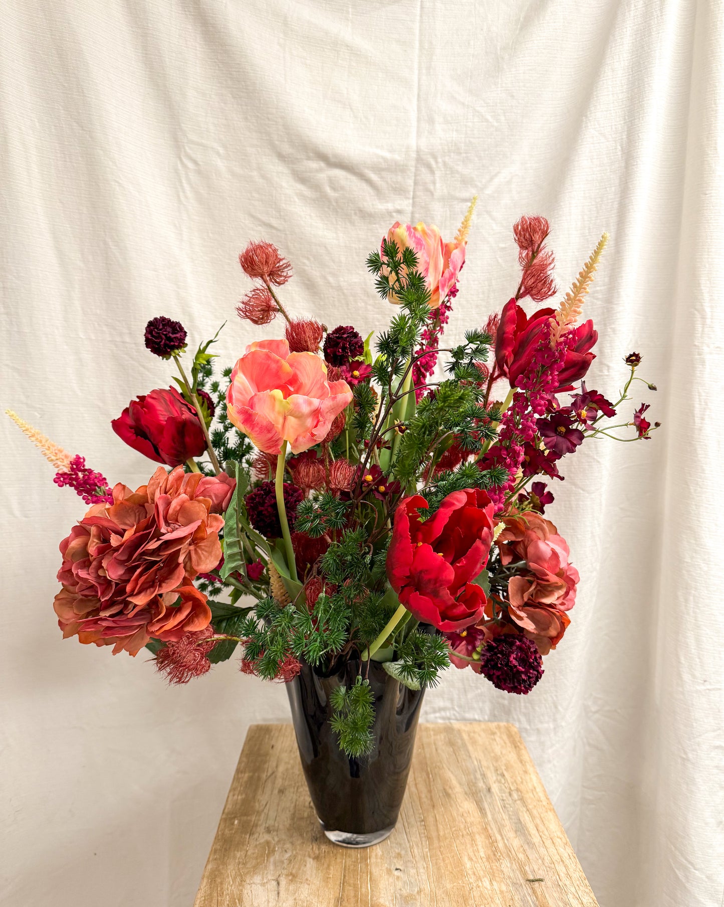 Zijden boeket Chrissy