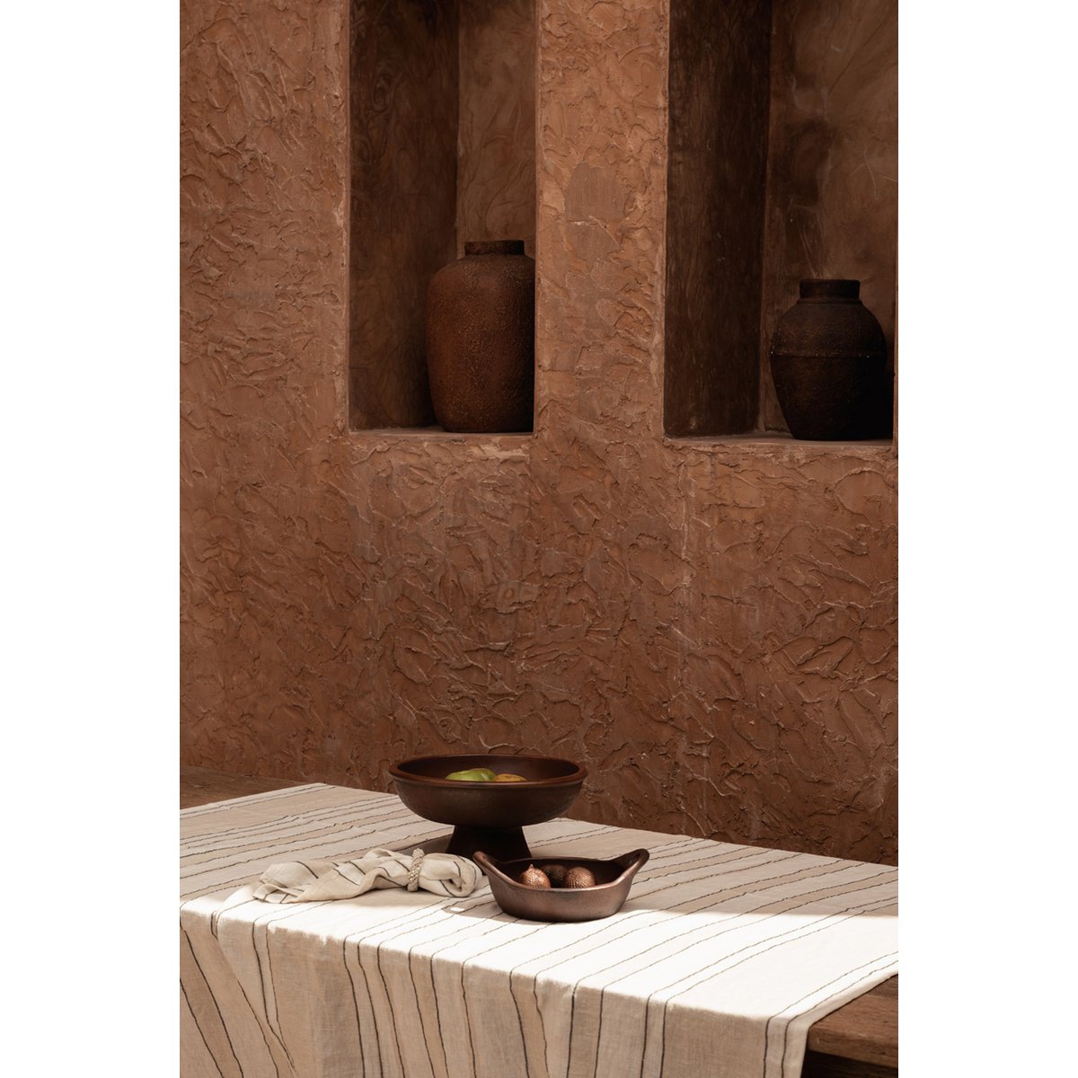 De Etnische Fruitschaal - Terracotta - M