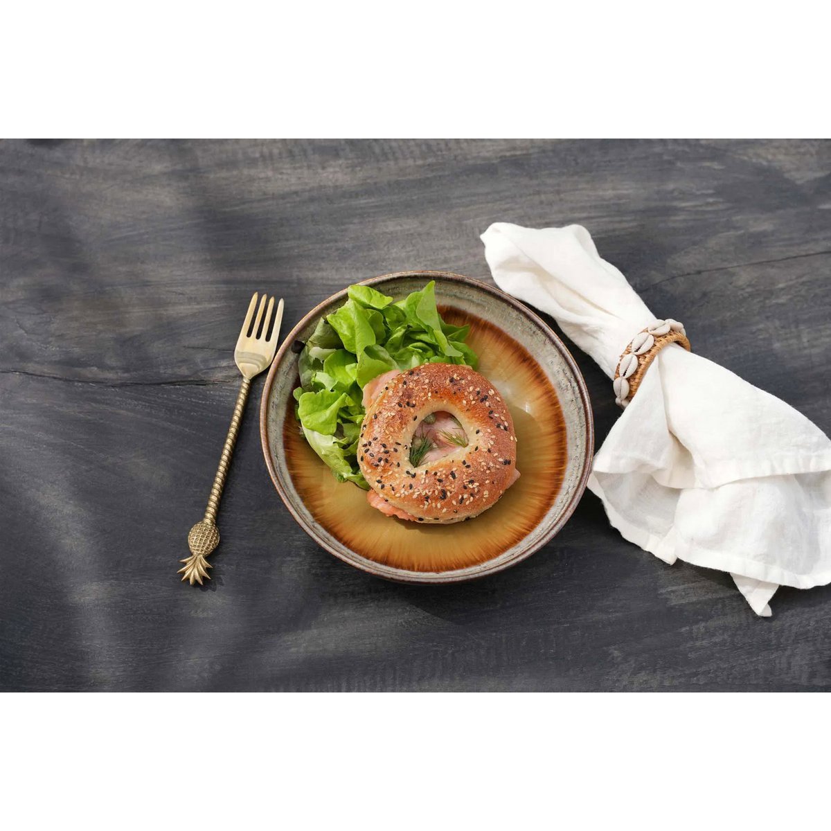 Het linnen servet - Wit - Set van 4