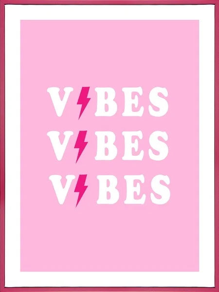 Poster in frame vibes 30x40x2,2cm