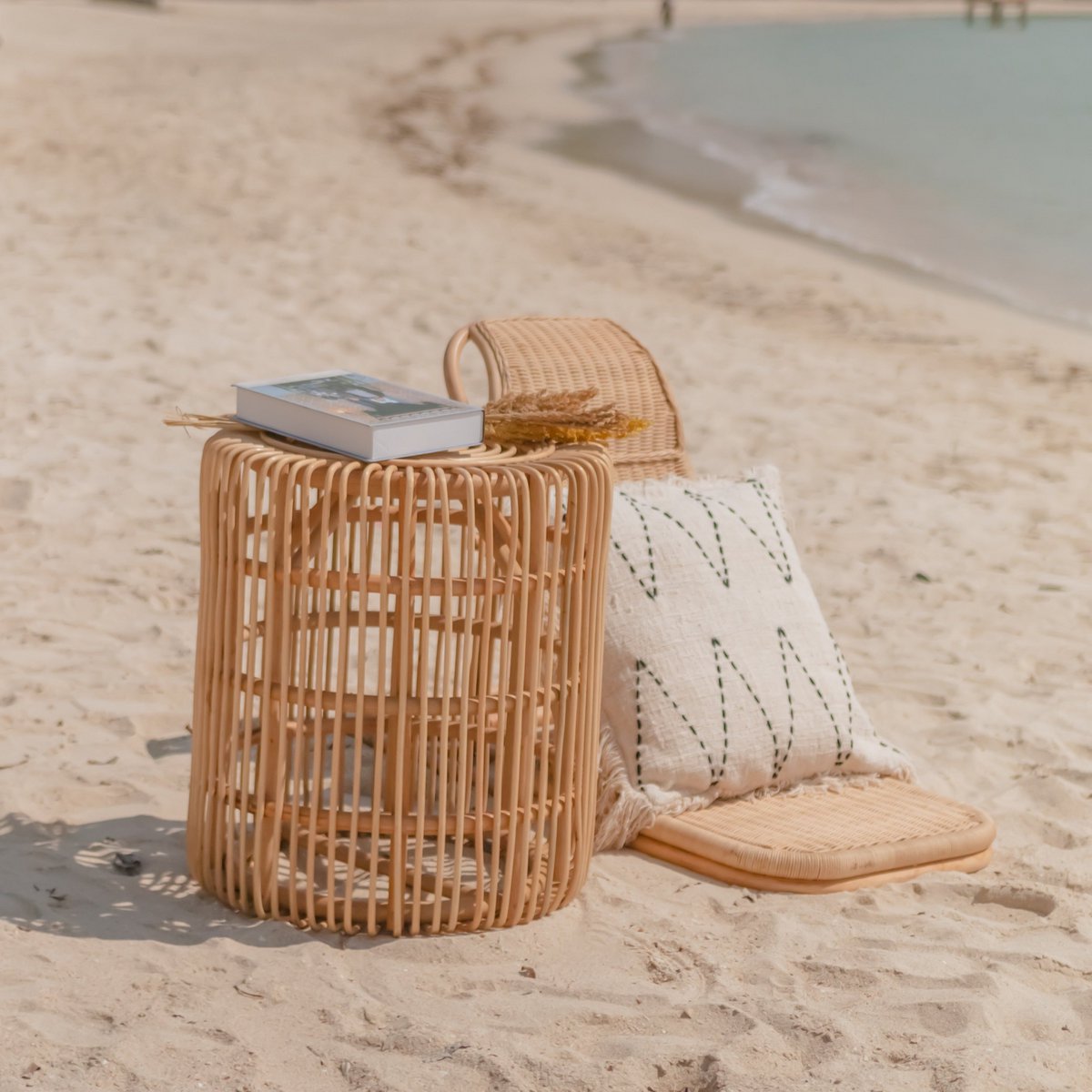 Rotan Bijzettafel | Bijzettafel | Banktafel ALAMAYA