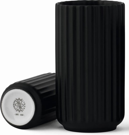 Vaas Lyngby zwart klein 12cm