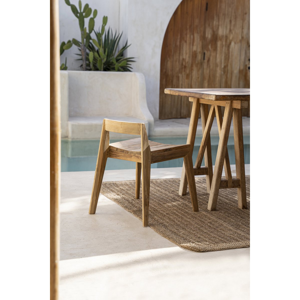 De Ydra Eetkamerstoel - Naturel - Buiten