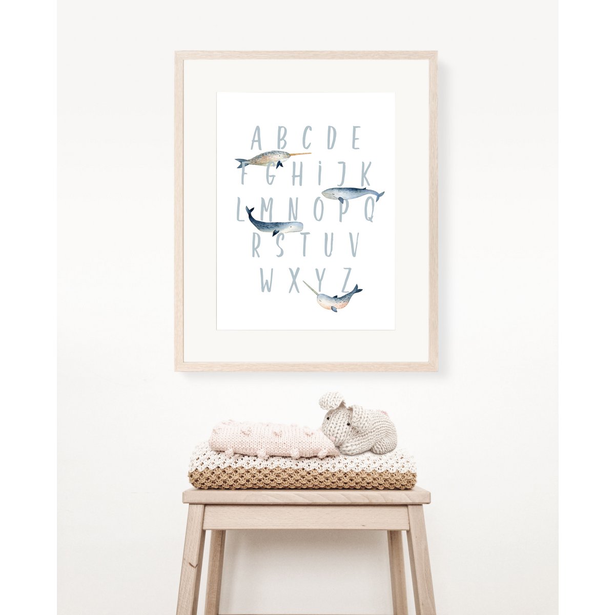 Oceaan alfabet poster