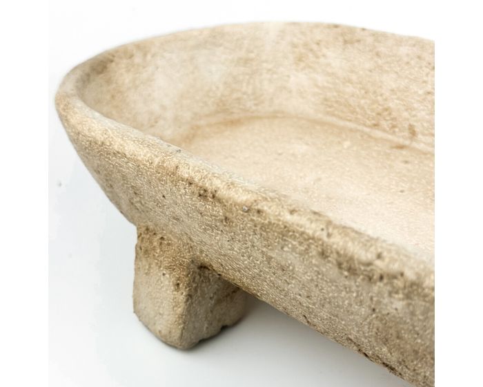 Aardewerk etagiere beige