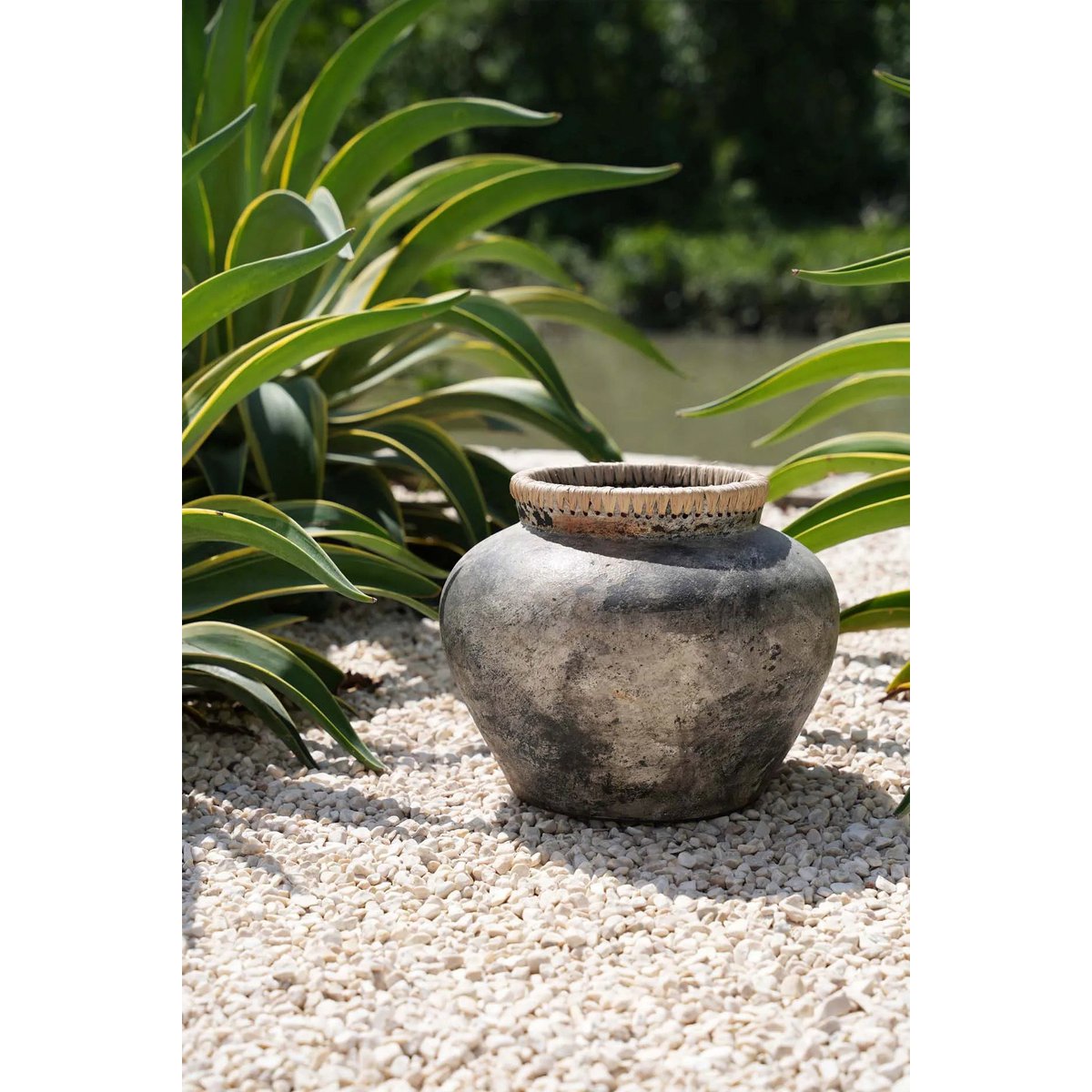 De Styly Vaas - Antiek Grijs - L