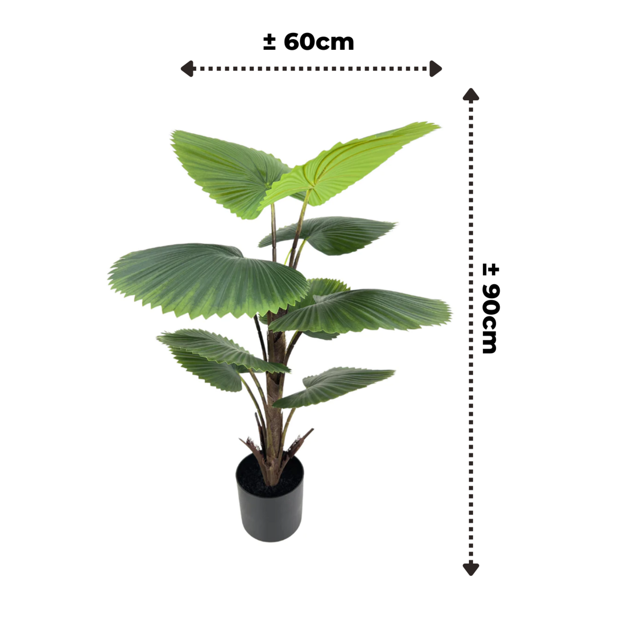 Kunst Waaierpalm 90cm