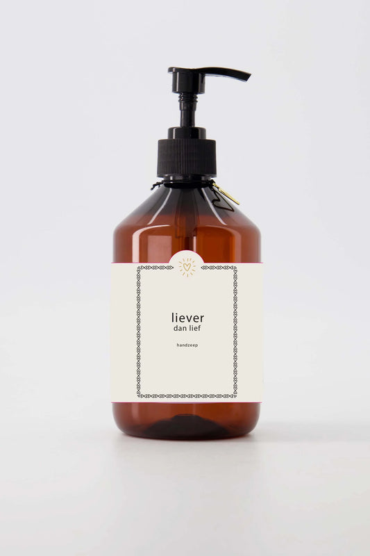 handzeep liever dan lief off white
