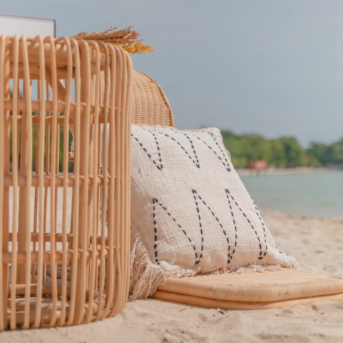 Rotan Bijzettafel | Bijzettafel | Banktafel ALAMAYA