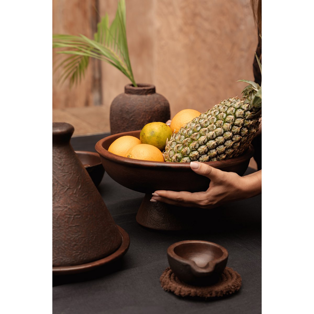 De Etnische Fruitschaal - Terracotta - M