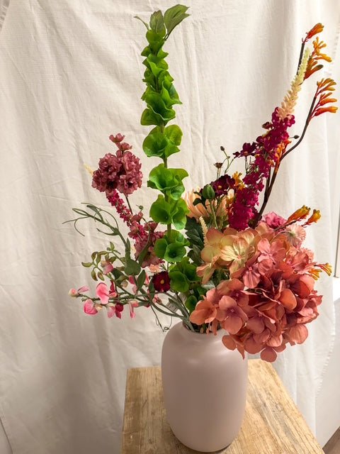 Zijden boeket Ophelia