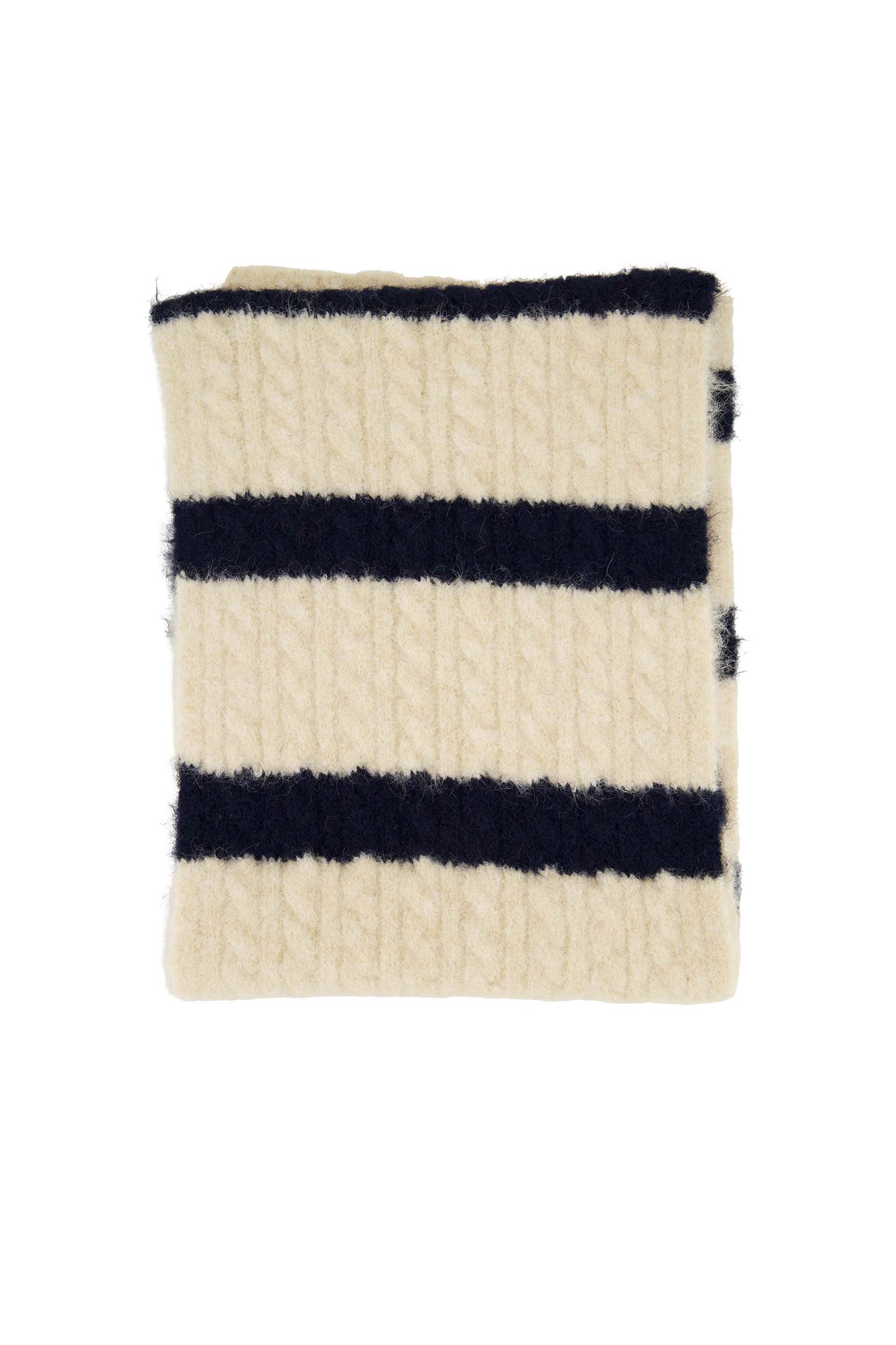 gebreide sjaal met kabels