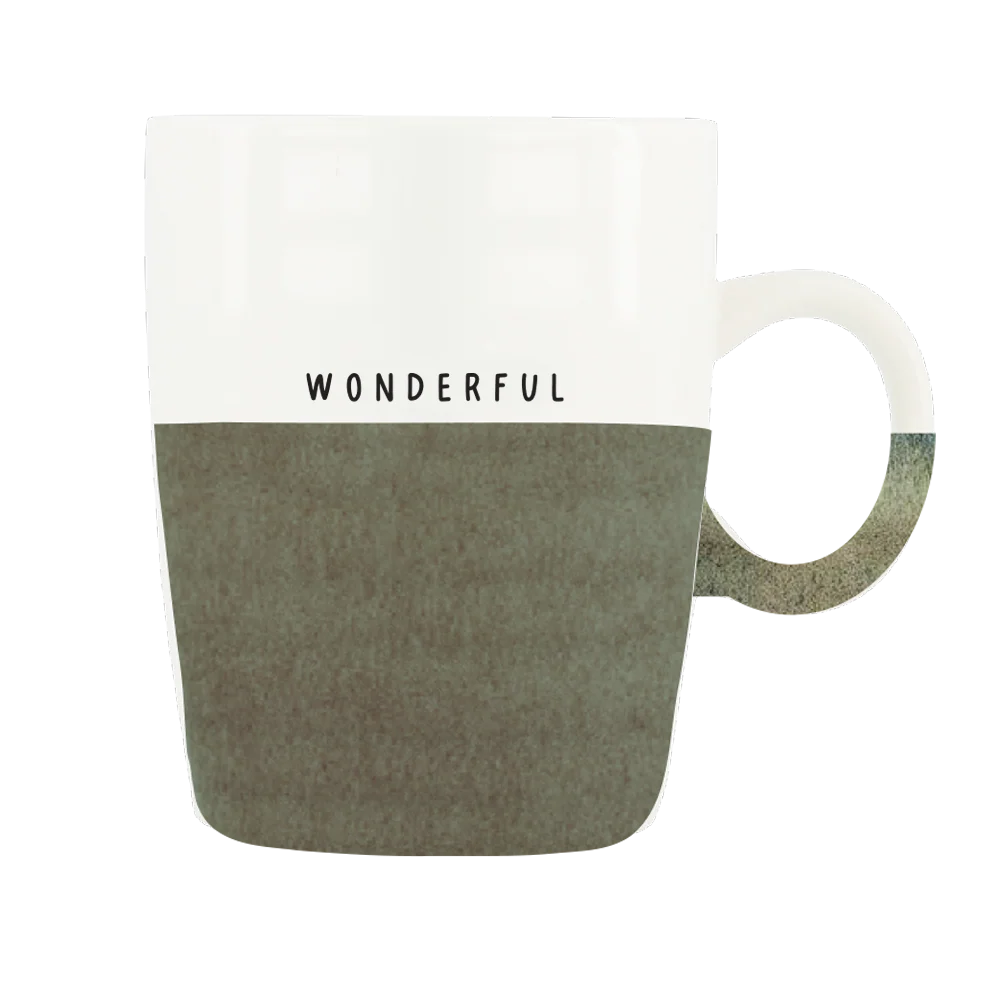 theemok wonderful wit/donkergroen